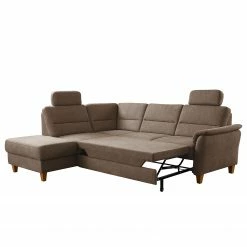 Loftscape Ecksofa Baulon II - Flachgewebe - Flachgewebe Ama: Nougat - Ottomane davorstehend links - Mit Schlaffunktion -Wohnzimmermöbel boutique en ligne 1000253993 210419 15335602381 DETAILS P000000001000253993