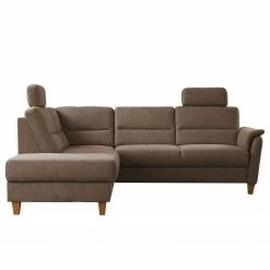 Loftscape Ecksofa Baulon II - Flachgewebe - Flachgewebe Ama: Nougat - Ottomane davorstehend links - Mit Schlaffunktion -Wohnzimmermöbel boutique en ligne 1000253993 210419 15335702383 DETAILS P000000001000253993
