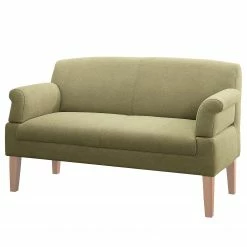 Loftscape Sofa Gramont (2-Sitzer) - Flachgewebe Eteri: Olivgrün