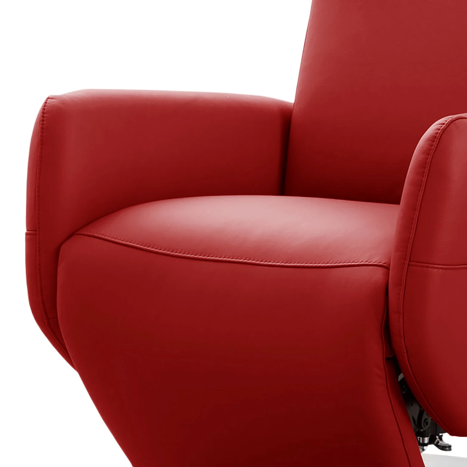 Fredriks Relaxsessel Bosville - Echtleder - Echtleder Pua: Rot - Relaxfunktion - Manuelle Verstellung 8 Fredriks Relaxsessel Bosville - Echtleder - Echtleder Pua: Rot - Relaxfunktion - Manuelle Verstellung – Bild 8