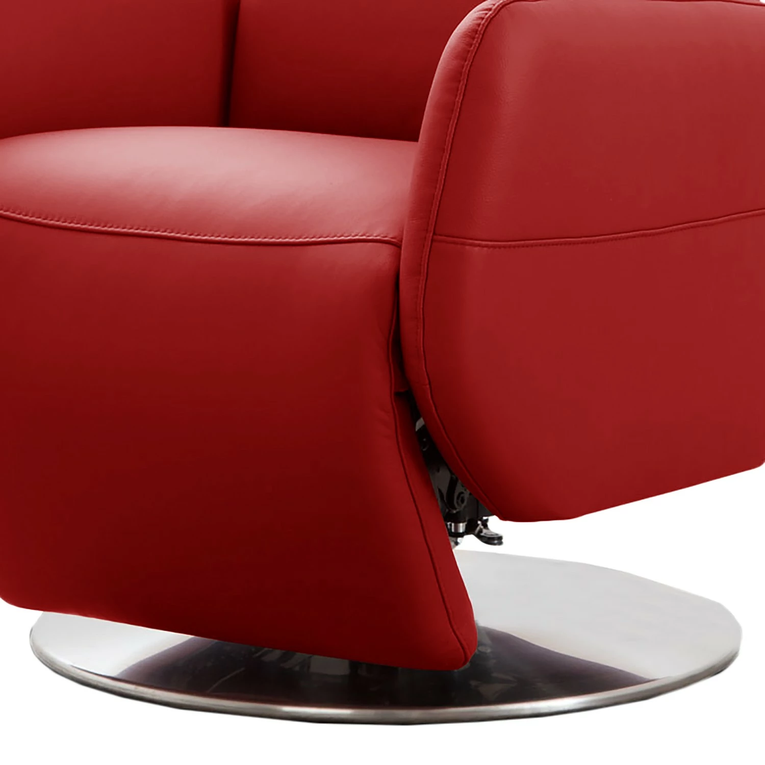 Fredriks Relaxsessel Bosville - Echtleder - Echtleder Pua: Rot - Relaxfunktion - Manuelle Verstellung 9 Fredriks Relaxsessel Bosville - Echtleder - Echtleder Pua: Rot - Relaxfunktion - Manuelle Verstellung – Bild 9
