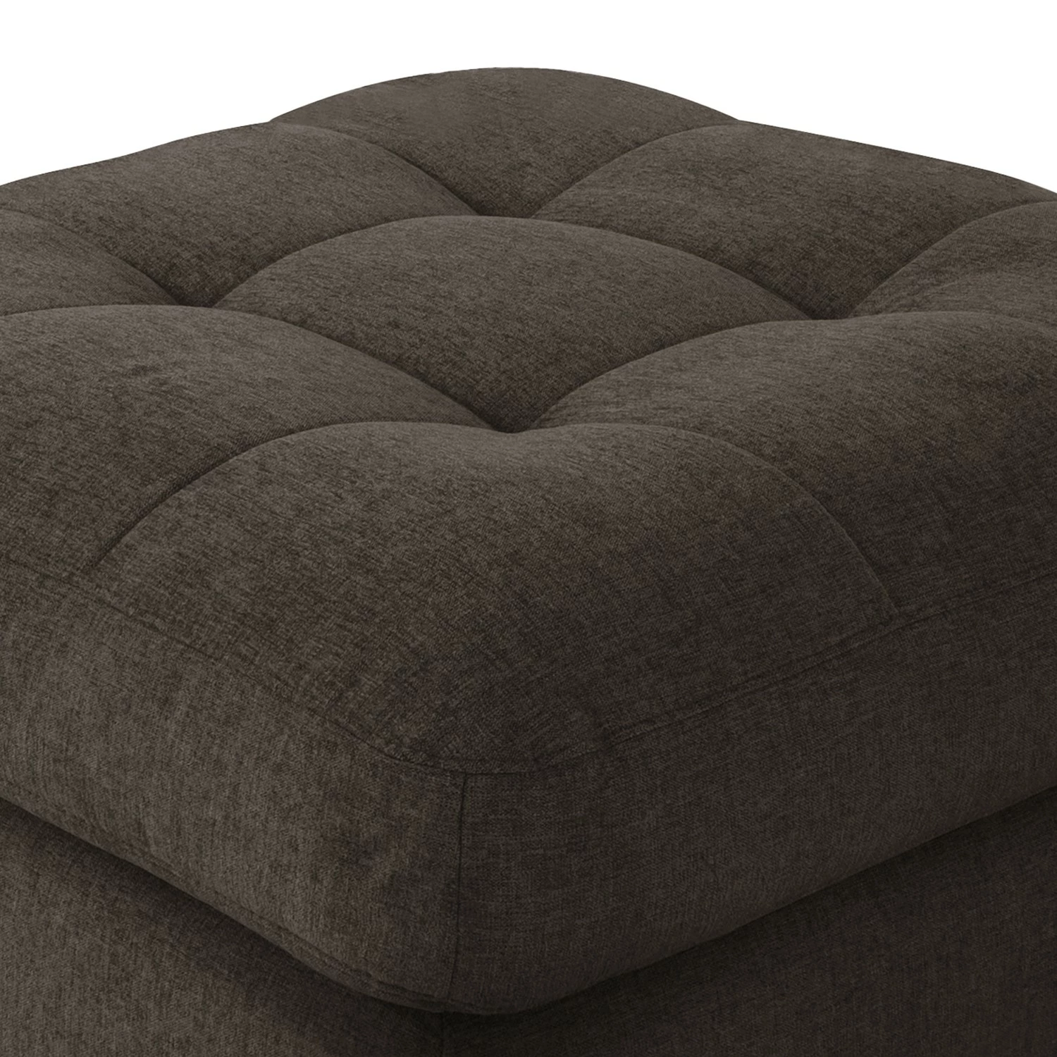 Fredriks Polsterhocker Montfort - Chenille - Chenille Alix: Espresso 3 Fredriks Polsterhocker Montfort - Chenille - Chenille Alix: Espresso – Bild 3