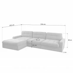 Fredriks Ecksofa Montfort - Chenille - Chenille Alix: Espresso - Breite: 315 cm - Longchair davorstehend links 18 Fredriks Ecksofa Montfort - Chenille - Chenille Alix: Espresso - Breite: 315 cm - Longchair davorstehend links -Wohnzimmermöbel boutique en ligne 1000254261 210426 12325901156 SKETCH DETAILS P000000001000254261 sketch