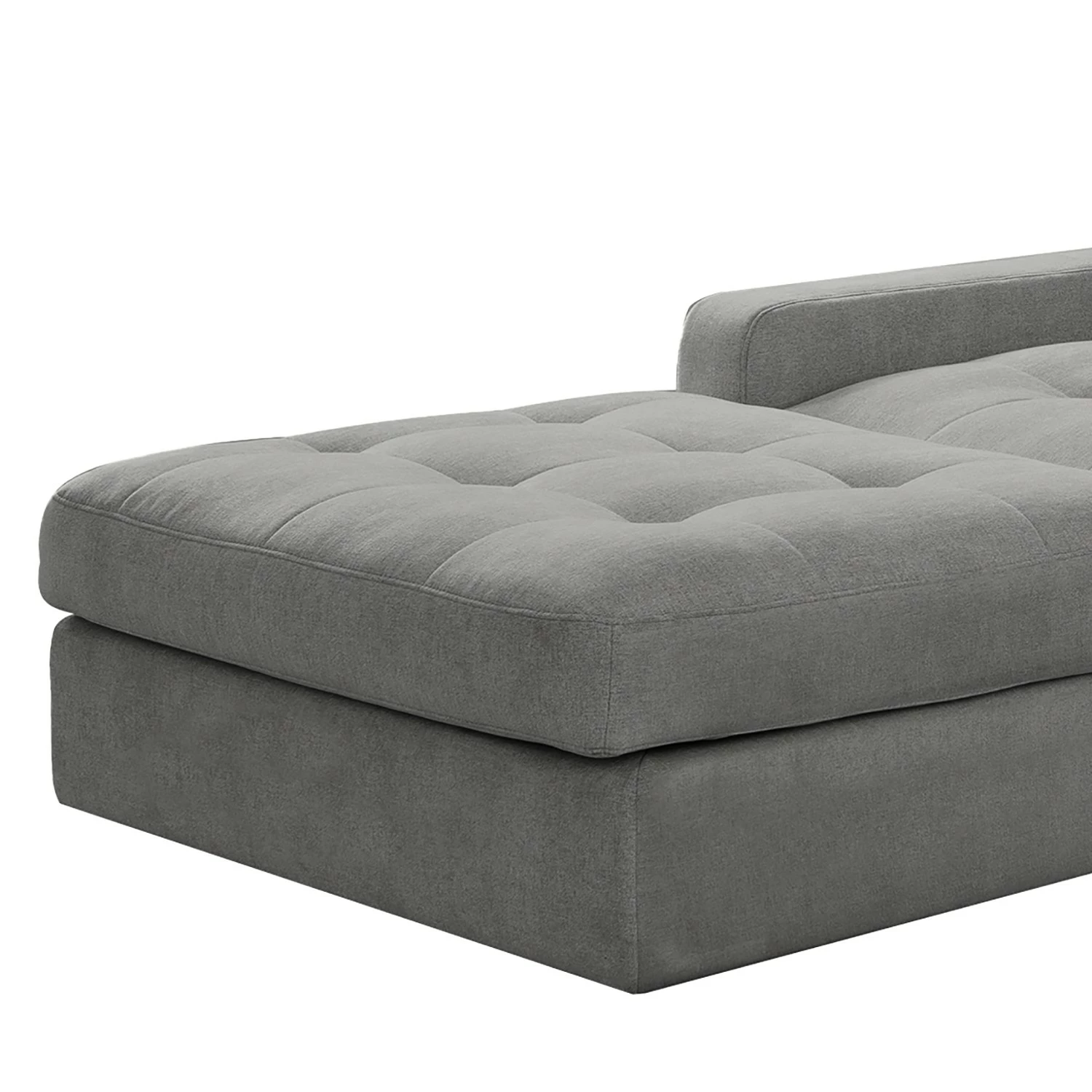 Fredriks Ecksofa Montfort - Chenille - Chenille Alix: Grau - Breite: 263 cm - Longchair davorstehend links 7 Fredriks Ecksofa Montfort - Chenille - Chenille Alix: Grau - Breite: 263 cm - Longchair davorstehend links – Bild 7