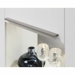 GWINNER Wohnwand Bellano II (3-teilig) - Matt Weiß / Beton Dekor - Ausrichtung rechts - Mit Beleuchtung -Wohnzimmermöbel boutique en ligne 1000254953 210511 10461000260 DETAILS P000000001000254953