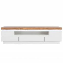 Fredriks TV-Lowboard Namona II - Inkl. Beleuchtung - Eiche Dekor / Weiß -Wohnzimmermöbel boutique en ligne 1000255072 220729 035 DETAILS P000000001000255072