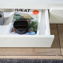 Fredriks TV-Lowboard Namona II - Inkl. Beleuchtung - Eiche Dekor / Weiß -Wohnzimmermöbel boutique en ligne 1000255072 220729 071 DETAILS P000000001000255072