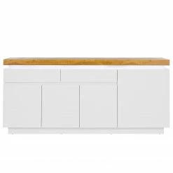 Fredriks Sideboard Namona II - Inkl. Beleuchtung - Eiche Dekor / Weiß -Wohnzimmermöbel boutique en ligne 1000255074 220803 035 DETAILS P000000001000255074 1