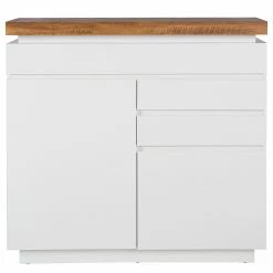 Fredriks Kommode Namona I - Inkl. Beleuchtung - Eiche Dekor / Weiß -Wohnzimmermöbel boutique en ligne 1000255076 220729 030 DETAILS P000000001000255076