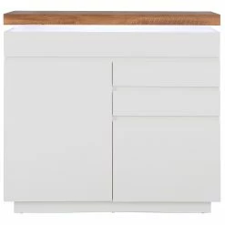 Fredriks Kommode Namona I - Inkl. Beleuchtung - Eiche Dekor / Weiß -Wohnzimmermöbel boutique en ligne 1000255076 220729 035 DETAILS P000000001000255076