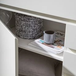 Fredriks Kommode Namona I - Inkl. Beleuchtung - Eiche Dekor / Weiß -Wohnzimmermöbel boutique en ligne 1000255076 220803 060 DETAILS P000000001000255076