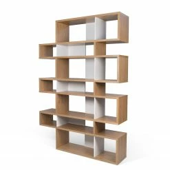 Temahome Regal London III - Eiche / Weiß