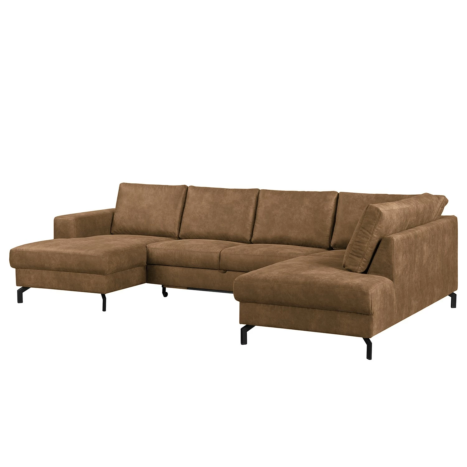 Loftscape Wohnlandschaft Le Vivier - Antikleder - Hellbraun - Longchair davorstehend links / Ottomane rechts 7 Loftscape Wohnlandschaft Le Vivier - Antikleder - Hellbraun - Longchair davorstehend links / Ottomane rechts – Bild 7