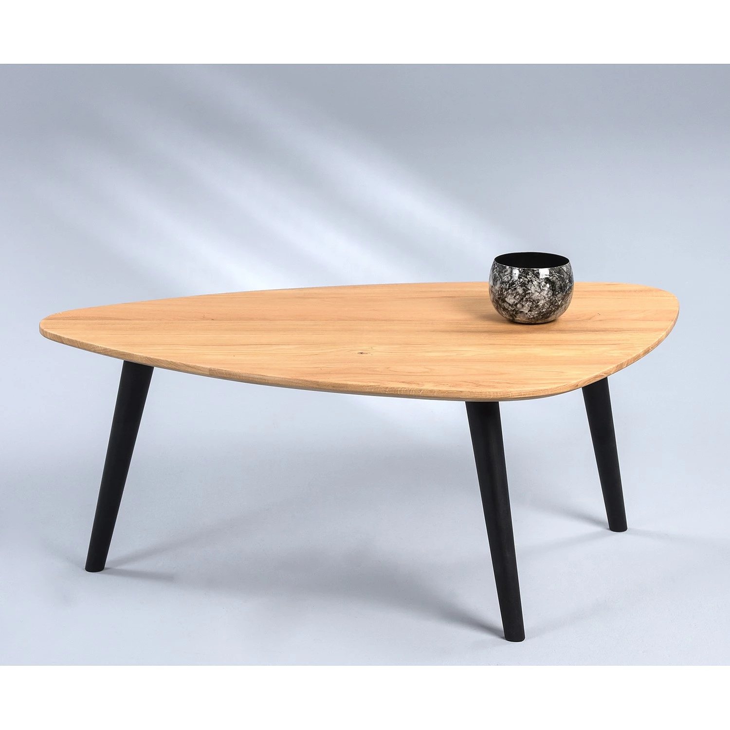 Naturoo Couchtisch Le Verdier I - Wildeiche / Buche massiv - Wildeiche / Schwarz 2 Naturoo Couchtisch Le Verdier I - Wildeiche / Buche massiv - Wildeiche / Schwarz – Bild 2