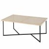 Loftscape Couchtisch Boissay - Wiener Geflecht / Metall - Kiefer / Schwarz