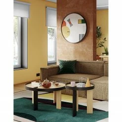 Temahome Couchtisch Bruno - Echtholzfurnier / Metall - Eiche / Schwarz -Wohnzimmermöbel boutique en ligne 1000255969 210331 14445300022 MOOD DETAILS P000000001000255969 mood