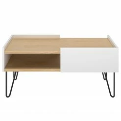 Temahome Couchtisch Nina - Echtholzfurnier / Metall - Eiche / Weiß -Wohnzimmermöbel boutique en ligne 1000255974 210331 14453600049 DETAILS P000000001000255974
