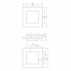 Temahome Couchtisch Slate - Beton Dekor / Schwarz -Wohnzimmermöbel boutique en ligne 1000255995 210331 14490800198 SKETCH DETAILS P000000001000255995 sketch