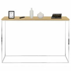 Temahome Konsolentisch Gleam - Eiche / Chrom -Wohnzimmermöbel boutique en ligne 1000256005 210331 14502900255 DETAILS P000000001000256005