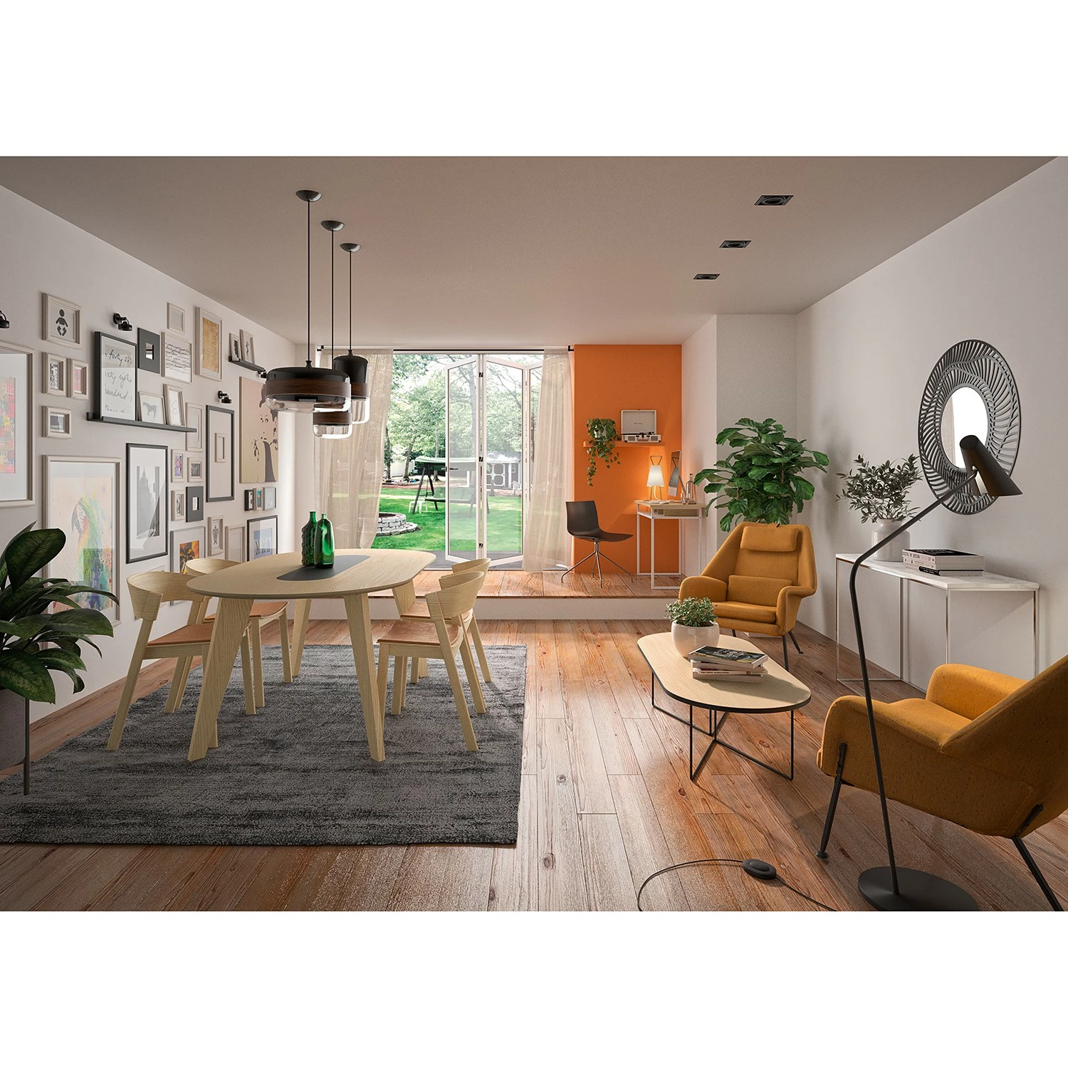 Temahome Konsolentisch Gleam - Weiß / Chrom 2 Temahome Konsolentisch Gleam - Weiß / Chrom – Bild 2