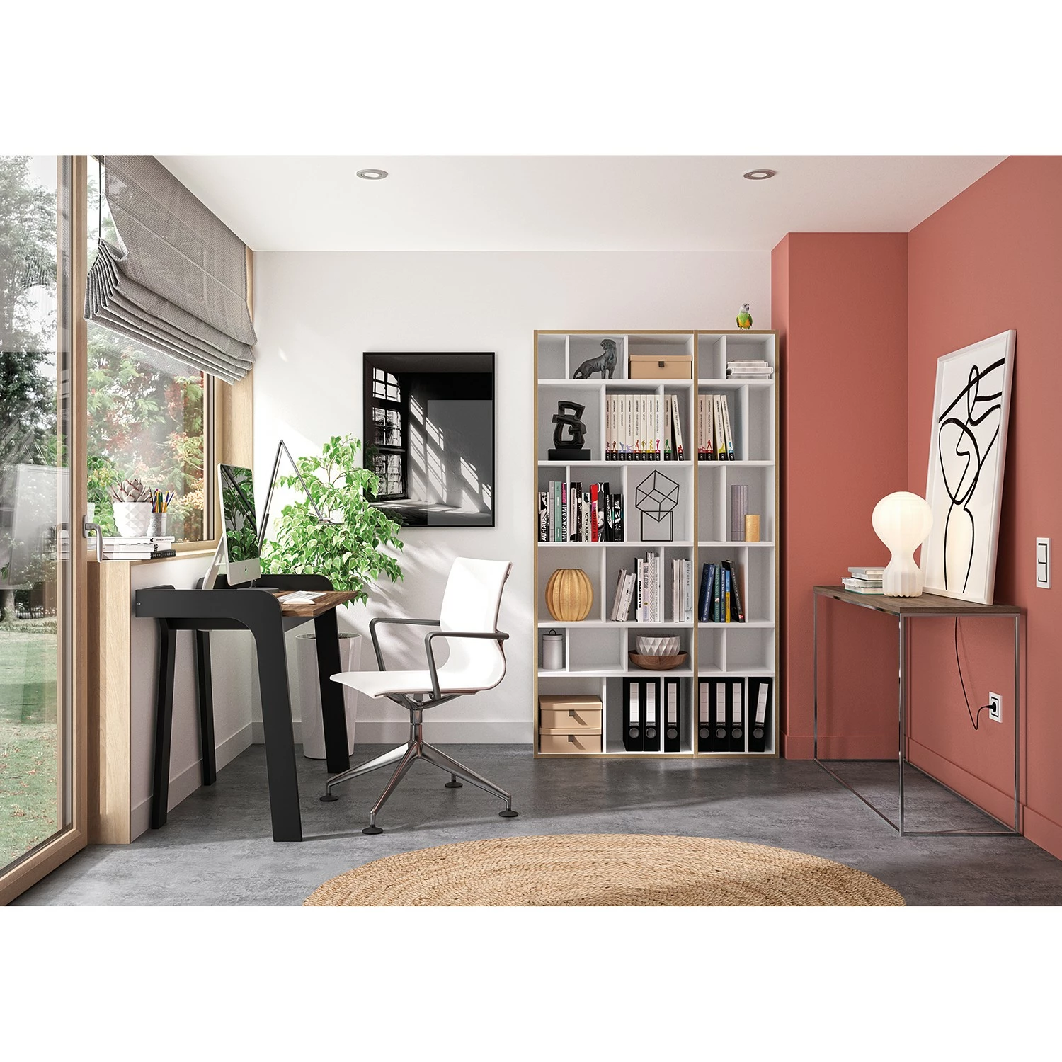 Temahome Konsolentisch Gleam - Walnuss / Silber 2 Temahome Konsolentisch Gleam - Walnuss / Silber – Bild 2