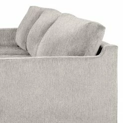 Studio Copenhagen Ecksofa Vieux Bourg - Flachgewebe Nona: Hellgrau - Longchair davorstehend links -Wohnzimmermöbel boutique en ligne 1000256645 210722 16141600953 DETAILS P000000001000256645