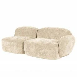 Studio Copenhagen Sofa Vieux Colpo (2-Sitzer) - Microfaser Alana: Creme - Armlehne davorstehend rechts