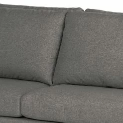 Bizzarto Wohnlandschaft Penda - Webstoff Sogol: Dunkelgrau - Longchair davorstehend rechts -Wohnzimmermöbel boutique en ligne 1000256759 210427 09293600272 DETAILS P000000001000256759