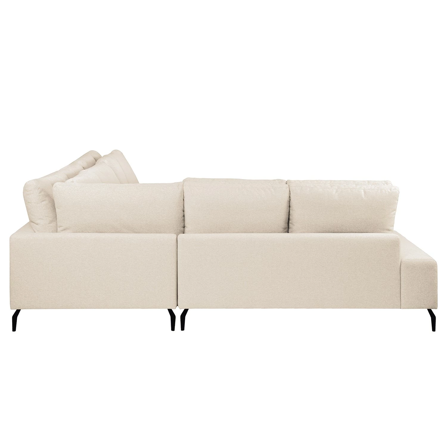 Bizzarto Ecksofa Penda - Webstoff Sogol: Creme - Longchair beidseitig montierbar 4 Bizzarto Ecksofa Penda - Webstoff Sogol: Creme - Longchair beidseitig montierbar – Bild 4