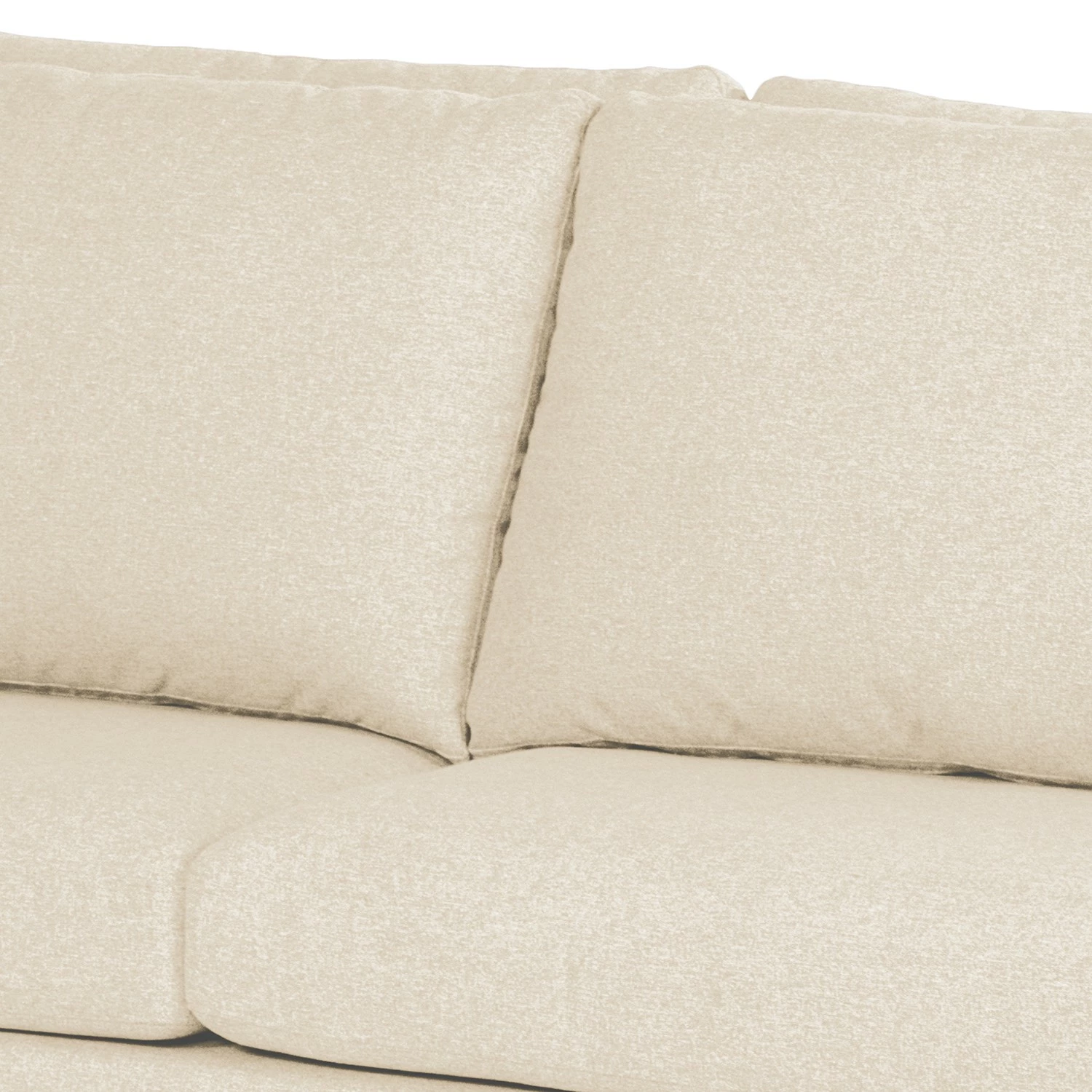 Bizzarto Ecksofa Penda - Webstoff Sogol: Creme - Longchair beidseitig montierbar 8 Bizzarto Ecksofa Penda - Webstoff Sogol: Creme - Longchair beidseitig montierbar – Bild 8