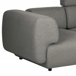 Bizzarto Ecksofa Imbert - Webstoff Sogol: Dunkelgrau - Ottomane davorstehend links -Wohnzimmermöbel boutique en ligne 1000256792 210427 09294800617 DETAILS P000000001000256792