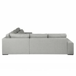 Bizzarto Ecksofa Gurabo II - Webstoff Sogol: Rauchgrau - Longchair beidseitig montierbar -Wohnzimmermöbel boutique en ligne 1000256813 210427 09295700860 DETAILS P000000001000256813