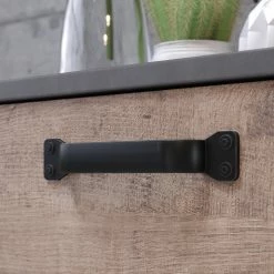 Trendteam Kommode Stripe I - Altholz Dekor / Grau -Wohnzimmermöbel boutique en ligne 1000256960 210831 16215000027 DETAILS P000000001000256960