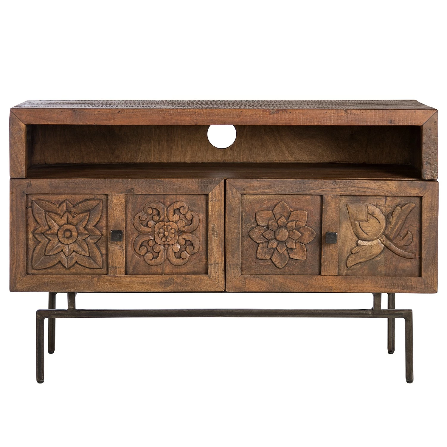 Wolf-Möbel TV-Lowboard Carving - Akazie massiv 9 Wolf-Möbel TV-Lowboard Carving - Akazie massiv – Bild 9