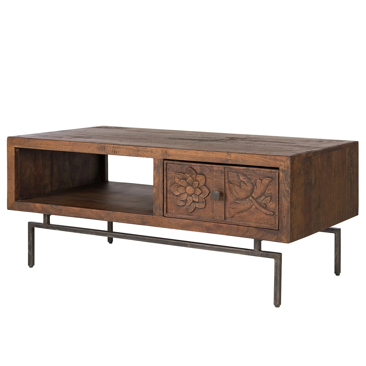 Wolf-Möbel Couchtisch Carving - Akazie massiv 1 Wolf-Möbel Couchtisch Carving - Akazie massiv