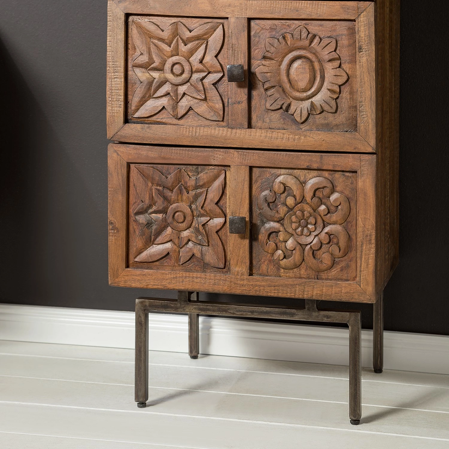 Wolf-Möbel Kommode Carving - Akazie massiv 6 Wolf-Möbel Kommode Carving - Akazie massiv – Bild 6
