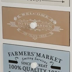 Ridgevalley Kommode Le Merlan - Paulownia massiv - Weiß / Mehrfarbig - Höhe: 72 cm -Wohnzimmermöbel boutique en ligne 1000257198 210413 14375500072 DETAILS P000000001000257198