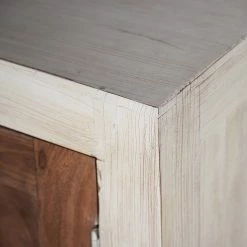 Wolf-Möbel Kommode Maison I - Akazie massiv - Akazie Stone / Antik Weiß -Wohnzimmermöbel boutique en ligne 1000257219 220406 060 DETAILS P000000001000257219