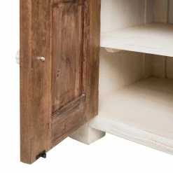 Wolf-Möbel TV-Lowboard Maison - Akazie massiv - Akazie Stone / Antik Weiß -Wohnzimmermöbel boutique en ligne 1000257236 220406 045 DETAILS P000000001000257236