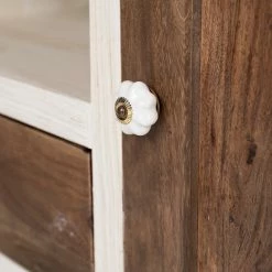 Wolf-Möbel TV-Lowboard Maison - Akazie massiv - Akazie Stone / Antik Weiß -Wohnzimmermöbel boutique en ligne 1000257236 220406 050 DETAILS P000000001000257236