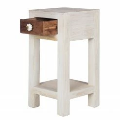 Wolf-Möbel Beistelltisch Maison - Akazie massiv - Akazie Stone / Antik Weiß - Höhe: 60 cm 13 Wolf-Möbel Beistelltisch Maison - Akazie massiv - Akazie Stone / Antik Weiß - Höhe: 60 cm -Wohnzimmermöbel boutique en ligne 1000257241 220407 035 DETAILS P000000001000257241