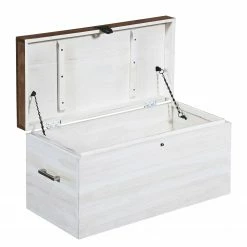 Wolf-Möbel Truhe Maison - Akazie massiv - Akazie Stone / Antik Weiß -Wohnzimmermöbel boutique en ligne 1000257244 211126 11083900063 DETAILS P000000001000257244