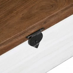 Wolf-Möbel Truhe Maison - Akazie massiv - Akazie Stone / Antik Weiß -Wohnzimmermöbel boutique en ligne 1000257244 211126 11083900067 DETAILS P000000001000257244