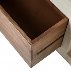 Wolf-Möbel Couchtisch Maison - Akazie massiv - Akazie Stone / Antik Weiß -Wohnzimmermöbel boutique en ligne 1000257254 220330 060 DETAILS P000000001000257254