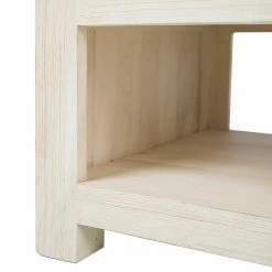 Wolf-Möbel Couchtisch Maison - Akazie massiv - Akazie Stone / Antik Weiß -Wohnzimmermöbel boutique en ligne 1000257254 220330 065 DETAILS P000000001000257254