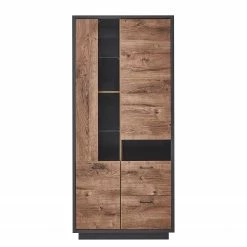 Red Living Vitrinenschrank Batey - Haveleiche Dekor / Graphit -Wohnzimmermöbel boutique en ligne 1000257535 210429 08061000001 DETAILS P000000001000257535