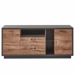 Red Living Sideboard Batey - Haveleiche Dekor / Graphit -Wohnzimmermöbel boutique en ligne 1000257537 210429 08061500005 DETAILS P000000001000257537
