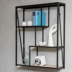 Red Living Regal Cap Cana III - Echtholzfurnier / Metall - Spießtanne / Schwarz -Wohnzimmermöbel boutique en ligne 1000259766 210720 15345600004 MOOD DETAILS P000000001000259766 mood