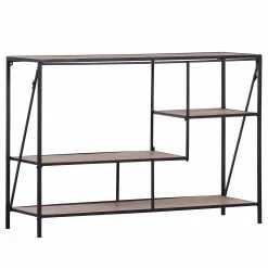 Red Living Regal Cap Cana I - Echtholzfurnier / Metall - Spießtanne / Schwarz