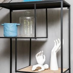 Red Living Regal Cap Cana II - Echtholzfurnier / Metall - Spießtanne / Schwarz -Wohnzimmermöbel boutique en ligne 1000259773 210720 15345700009 DETAILS P000000001000259773